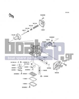 KAWASAKI - 900 STX 2000 - Engine/Transmission - Carburetor Parts(JT900-B2) - 92009-3839 - SCREW,VALVE GUIDE