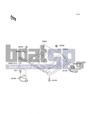 KAWASAKI - 900 STX 2000 - Κινητήρας/Κιβώτιο Ταχυτήτων - Engine Mount