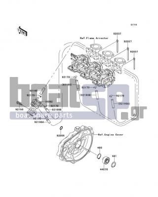 KAWASAKI - 900 STX 2000 - Engine/Transmission - Oil Pump