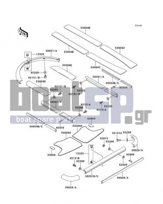 KAWASAKI - 900 STX 2000 - Εξωτερικά Μέρη - Pads