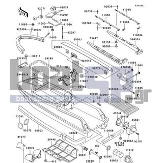 KAWASAKI - SXI PRO 2000 - Frame - Hull(JS750-C2-C5)