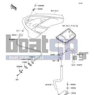 KAWASAKI - ULTRA 150 2000 - Body Parts - Bilge System