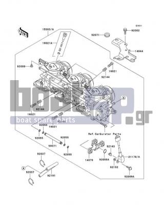 KAWASAKI - ULTRA 150 2000 - Engine/Transmission - Carburetor
