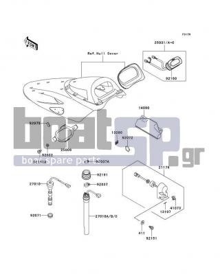 KAWASAKI - ULTRA 150 2000 - Electrical - Meters