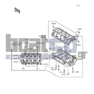 KAWASAKI - JET SKIΒ® STXΒ®-15F 2016 - Engine/Transmission - Crankcase