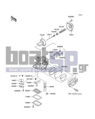 KAWASAKI - 1100 STX 1999 - Engine/Transmission - Carburetor Parts