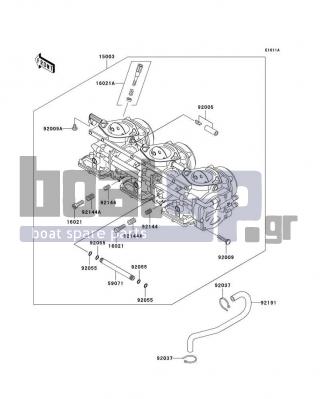 KAWASAKI - 1100 ZXI 1999 - Engine/Transmission - Carburetor(JH1100-A3/A4)