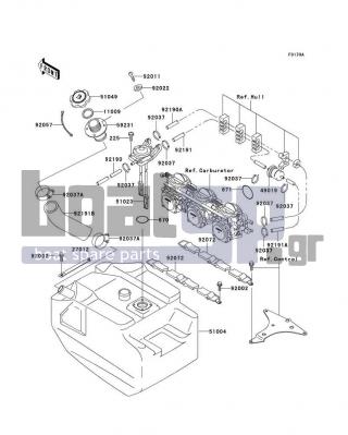 KAWASAKI - 1100 ZXI 1999 - Εξωτερικά Μέρη - Fuel Tank(JH1100-A2-A5) - 92022-563 - WASHER