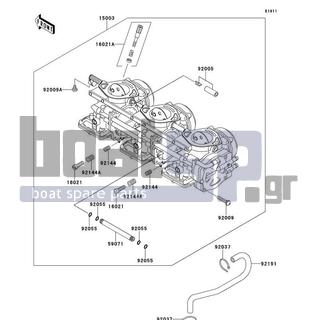 KAWASAKI - 900 STX 1999 - Engine/Transmission - Carburetor(JT900-B1)