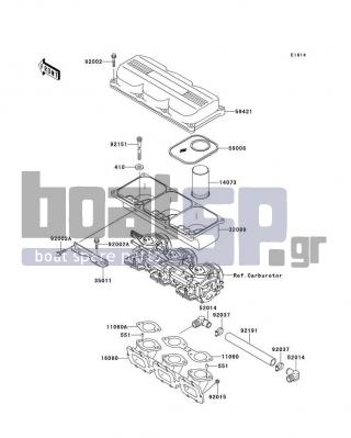 KAWASAKI - 900 STX 1999 - Engine/Transmission - Flame Arrester