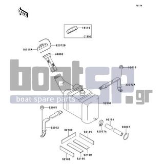 KAWASAKI - 900 STX 1999 - Body Parts - Oil Tank