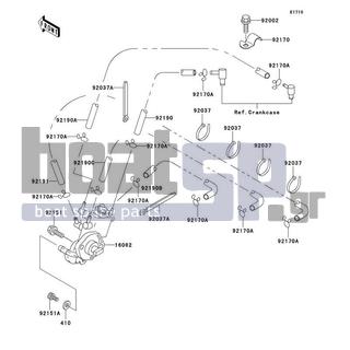 KAWASAKI - ULTRA 150 1999 - Engine/Transmission - Oil Pump