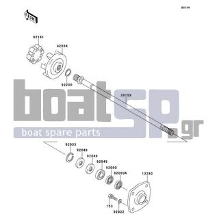 KAWASAKI - STX-15F 2014 - Κινητήρας/Κιβώτιο Ταχυτήτων - Drive Shaft - 92050-503 - SEAL-OIL,SC20367