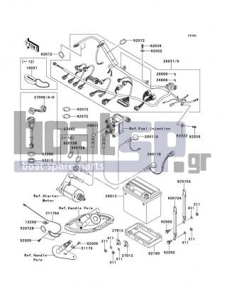 KAWASAKI - STX-15F 2014 - Electrical - Electrical Equipment(ABF-AEF)