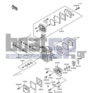 KAWASAKI - XI SPORT 1999 - Engine/Transmission - Carburetor Parts - 16009-3711 - NEEDLE-JET,MAIN