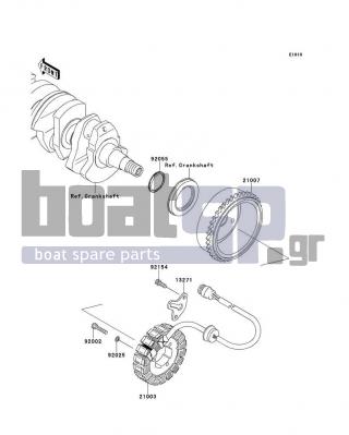 KAWASAKI - STX-15F 2014 - Ηλεκτρικά - Generator - 92055-3769 - RING-O