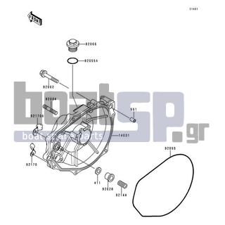 KAWASAKI - XI SPORT 1999 - Engine/Transmission - Engine Cover(s)