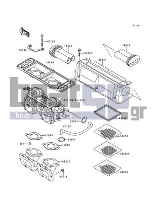 KAWASAKI - XI SPORT 1999 - Engine/Transmission - Flame Arrester