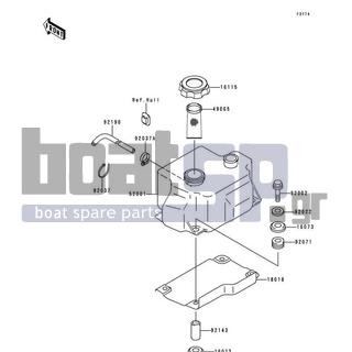 KAWASAKI - XI SPORT 1999 - Body Parts - Oil Tank