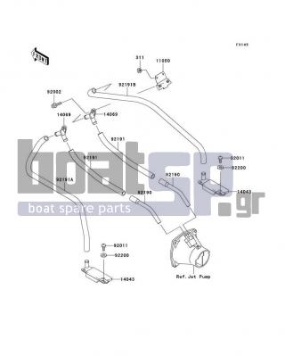 KAWASAKI - 1100 STX 1998 - Body Parts - Bilge System