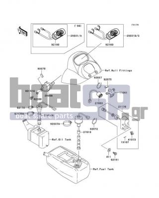 KAWASAKI - 1100 STX 1998 - Electrical - Meters