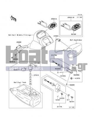 KAWASAKI - STX-15F 2014 - Electrical - Meters