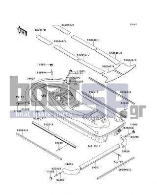 KAWASAKI - STX-15F 2014 - Body Parts - Pads