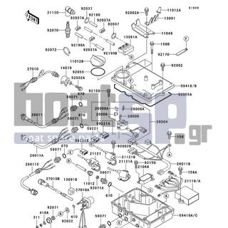 KAWASAKI - 1100 ZXI 1998 - Frame - Ignition System - 21130-3706 - CAP-SPARK PLUG