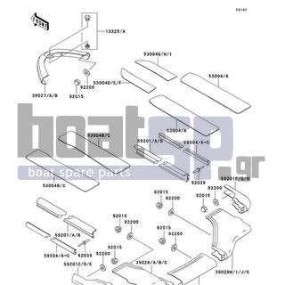 KAWASAKI - 1100 ZXI 1998 - Body Parts - Pads