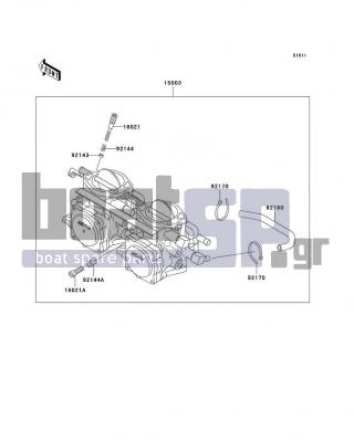 KAWASAKI - 750 STX 1998 - Engine/Transmission - Carburetor