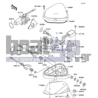 KAWASAKI - 750 STX 1998 - Electrical - Control - 21175-3707 - CONTROL UNIT-ELECTRONIC