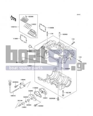 KAWASAKI - 750 STX 1998 - Engine/Transmission - Crankcase