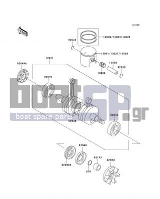 KAWASAKI - 750 STX 1998 - Κινητήρας/Κιβώτιο Ταχυτήτων - Crankshaft/Piston(s)