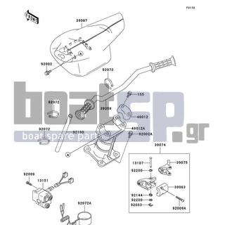 KAWASAKI - 750 STX 1998 - Body Parts - Handlebar