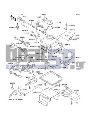 KAWASAKI - 750 STX 1998 - Frame - Ignition System