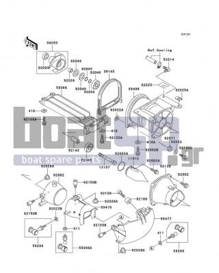KAWASAKI - 750 STX 1998 - Frame - Jet Pump