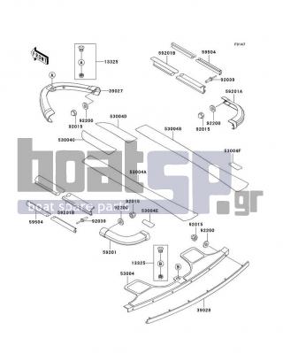 KAWASAKI - 750 STX 1998 - Body Parts - Pads