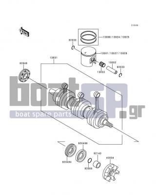 KAWASAKI - 900 STX 1998 - Engine/Transmission - Crankshaft/Piston(s)