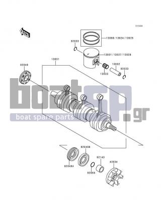 KAWASAKI - 900 STX 1998 - Κινητήρας/Κιβώτιο Ταχυτήτων - Crankshaft/Piston(s)