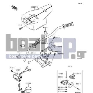 KAWASAKI - 900 STX 1998 - Body Parts - Handlebar