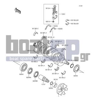 KAWASAKI - JET SKIΒ® STXΒ®-15F 2016 - Engine/Transmission - Crankshaft