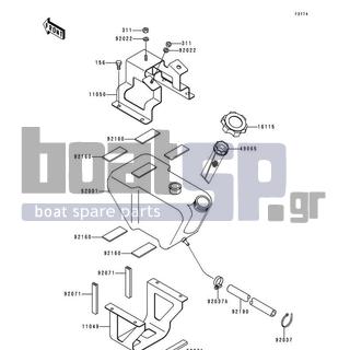 KAWASAKI - 900 STX 1998 - Body Parts - Oil Tank - 49065-3703 - FILTER-OIL