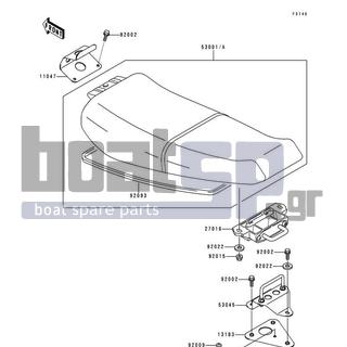 KAWASAKI - 900 STX 1998 - Body Parts - Seat