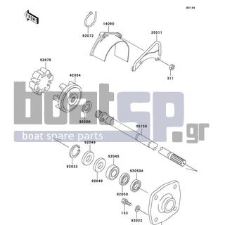 KAWASAKI - SXI PRO 1998 - Engine/Transmission - Drive Shaft