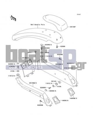 KAWASAKI - SXI PRO 1998 - Body Parts - Pads - 92009-3794 - SCREW,TAPPING,5X30