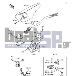 KAWASAKI - XI SPORT 1998 - Body Parts - Handlebar