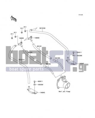 KAWASAKI - 1100 STX 1997 - Body Parts - Bilge System