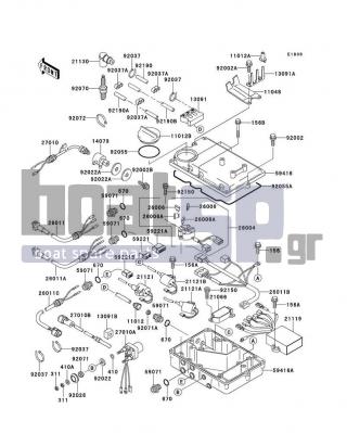 KAWASAKI - 1100 STX 1997 - Frame - Ignition System