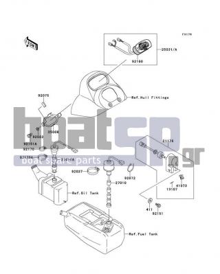 KAWASAKI - 1100 STX 1997 - Electrical - Meters