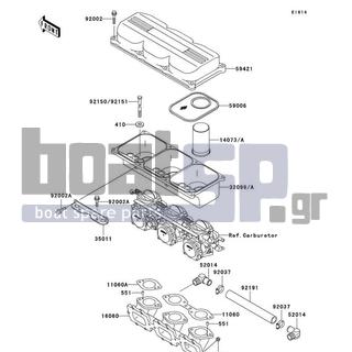 KAWASAKI - 1100 ZXI 1997 - Engine/Transmission - Flame Arrester